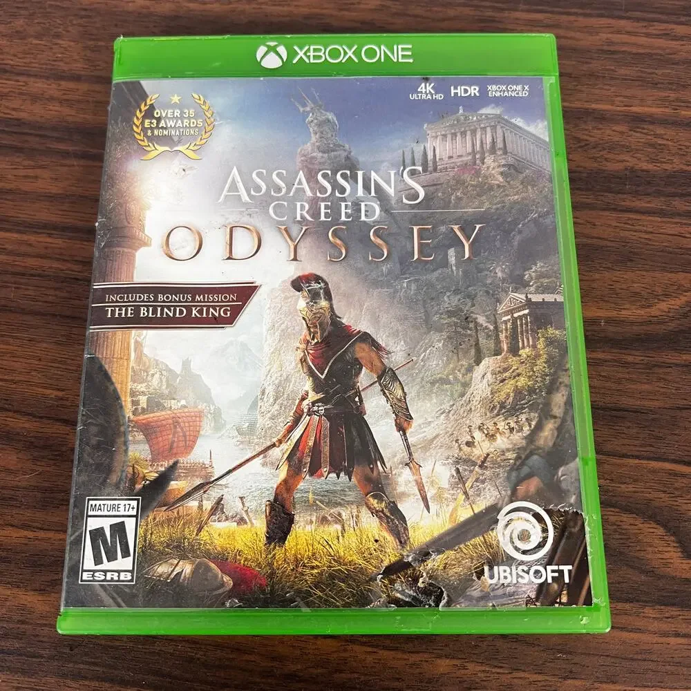 Xbox One Assassin's Creed Odyssey NTSC Video Game + Case